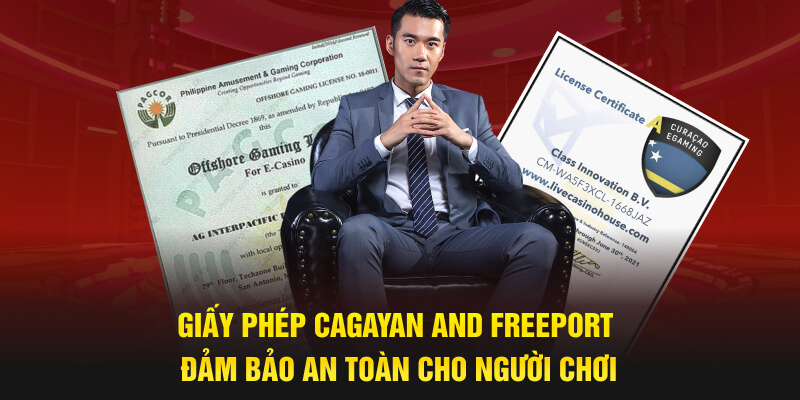 Giấy phép Cagayan and Freeport đảm bảo an toàn cho người chơi